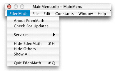 Menu Bar