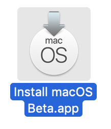 Install macOS Beta icon