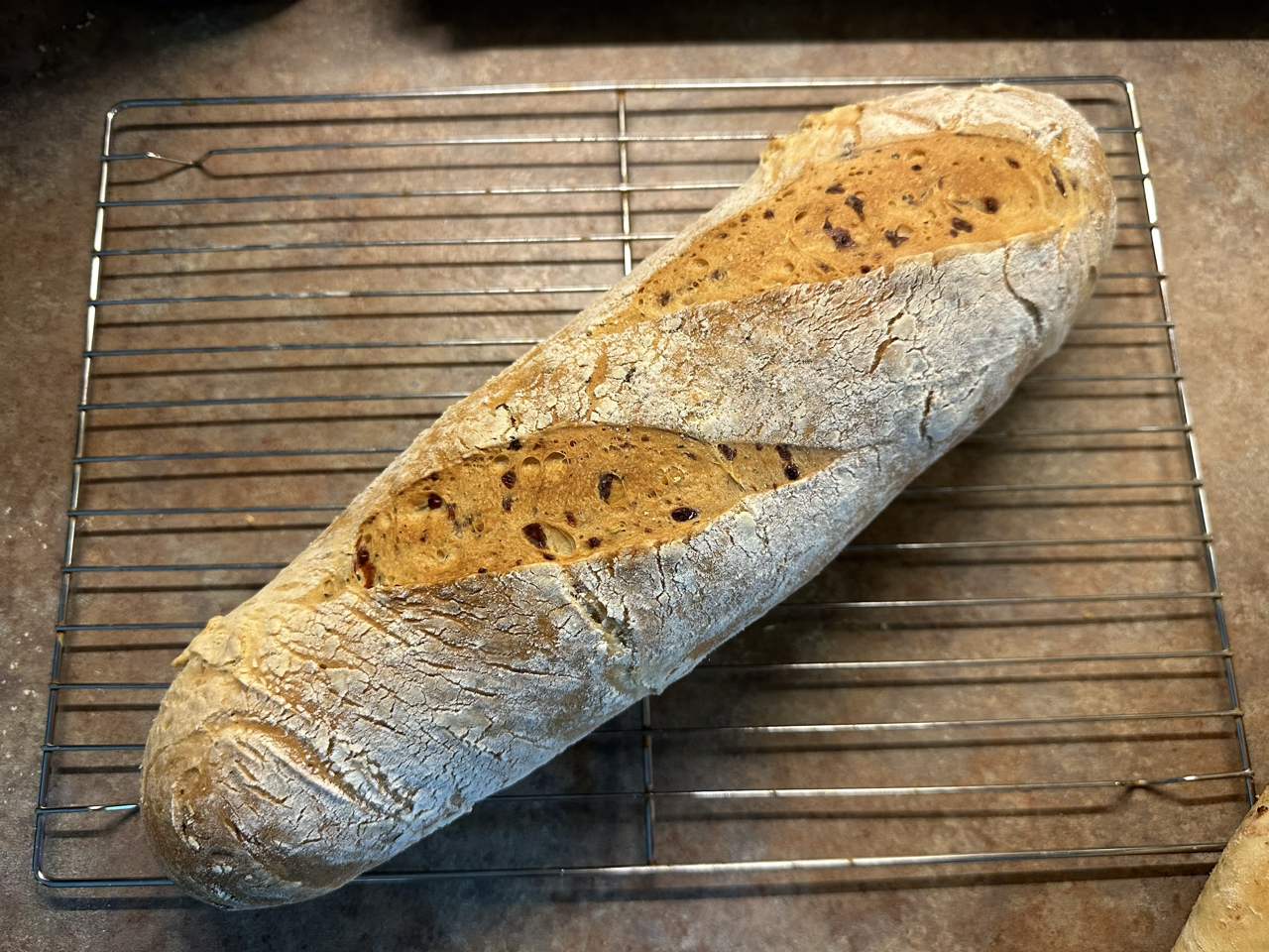 Photo shoot of tasty Italian herb bread.  Recipe by Chad Armstrong.