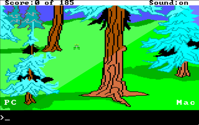King's Quest 2 color differences on PC and Mac